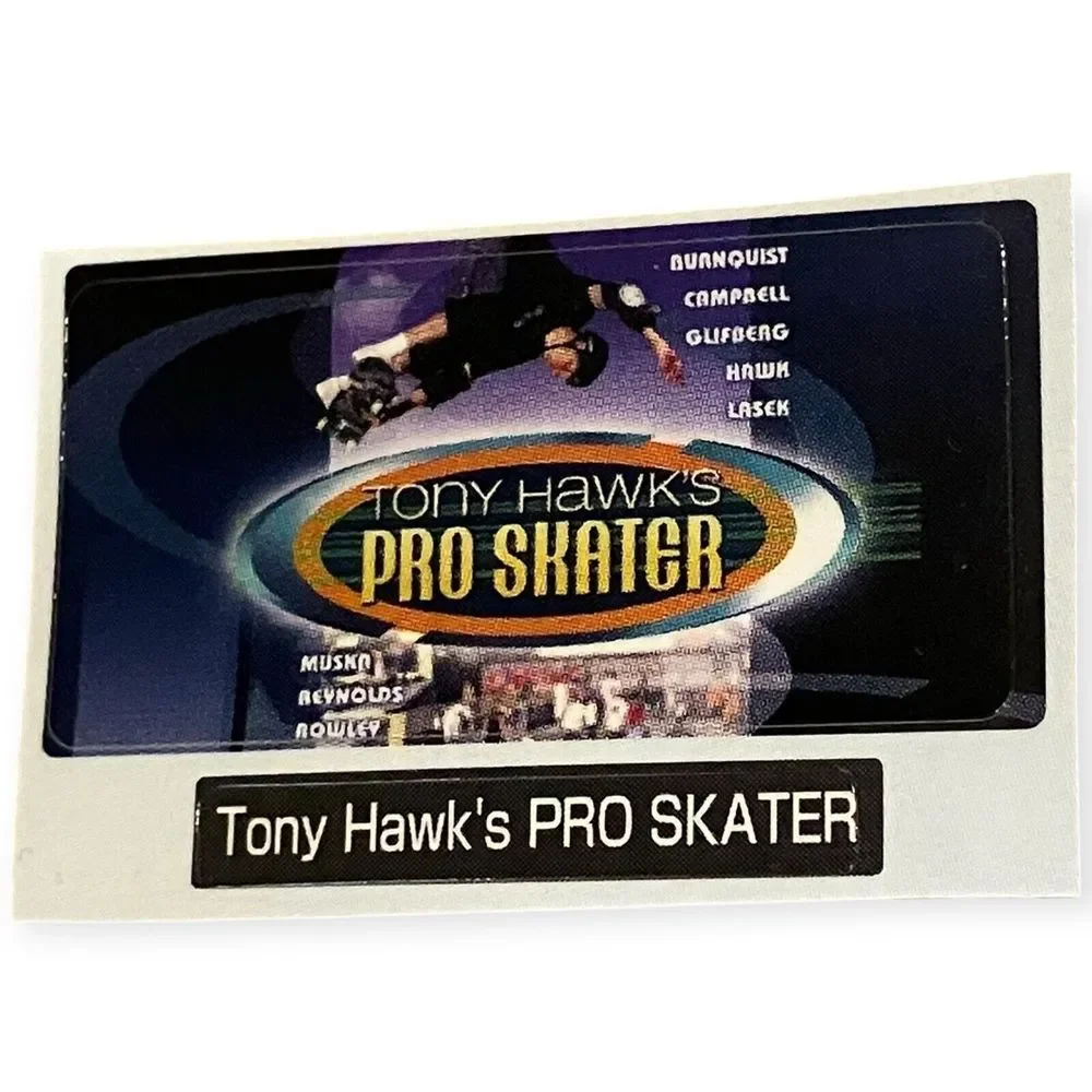 Sony PlayStation 1 Ps1 Tony Hawk's Pro Skater‎ Thps Official Memory Card Sticker